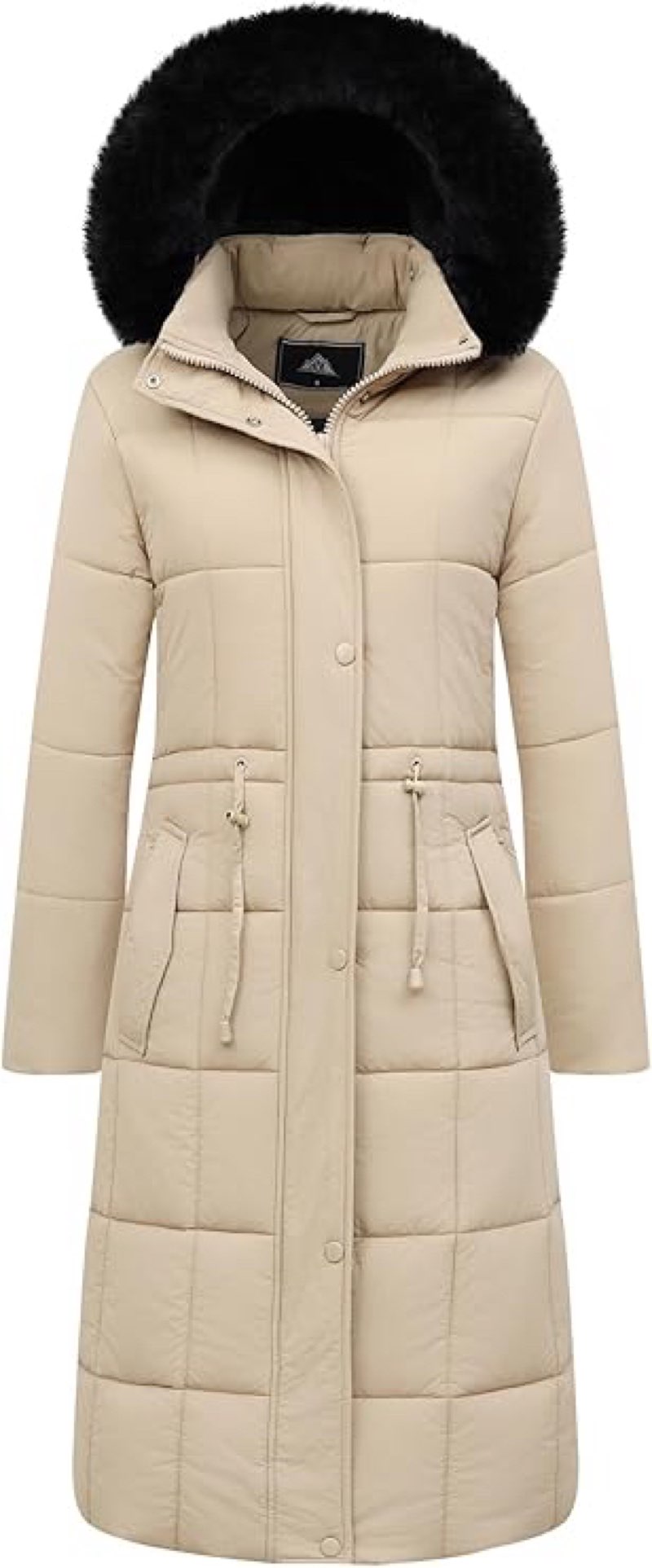 GOLDLADIES Women's Winter Coat Long Waterproof Parka - Warm Snow Winter Jacket for Women, Cold Weather Outerwear ( size  XXL)