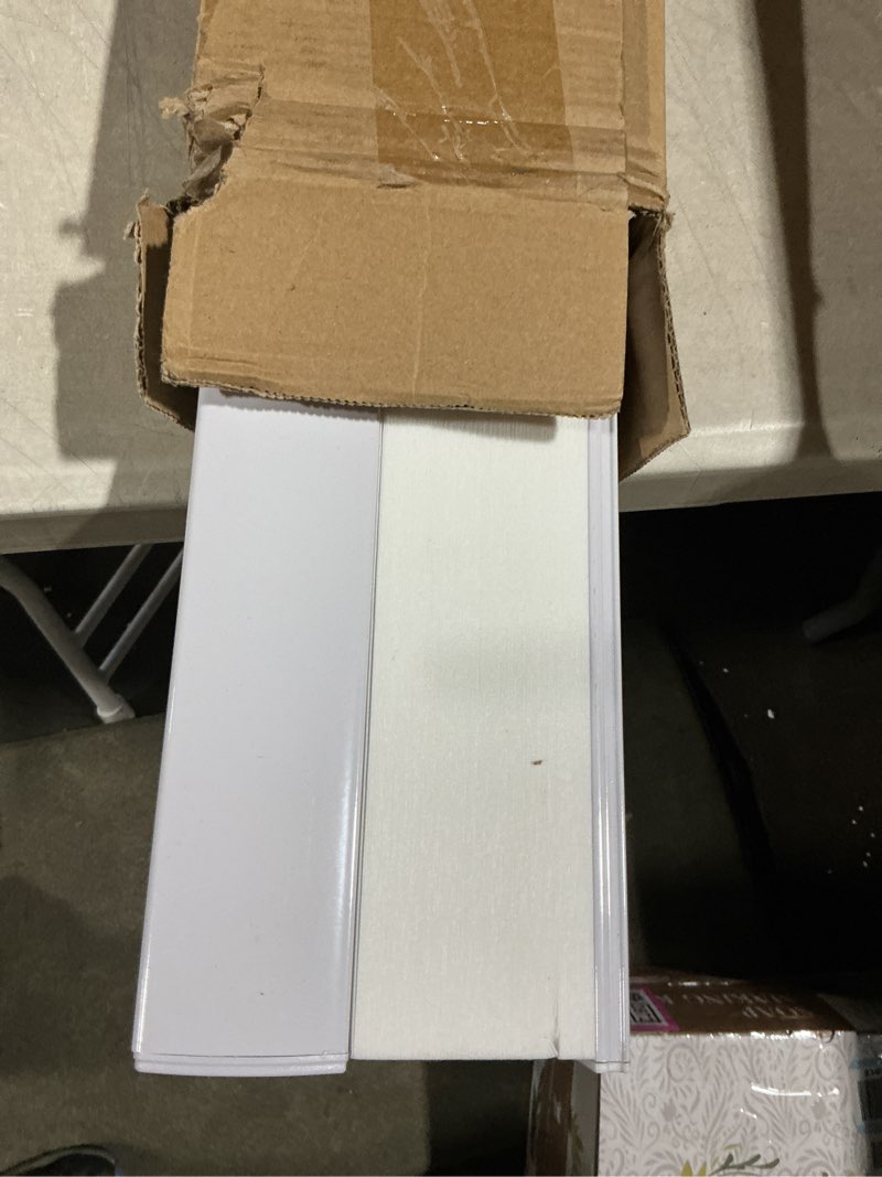 Condition photo showing As Is for seeye no drill cordless cellular shades, light filtering honeycomb blinds for indoor window, thermal insulated noise reduction, easy install for bedroom, living room, office, white (50" w x 64" h) white-light filtering 50"w x 64"h