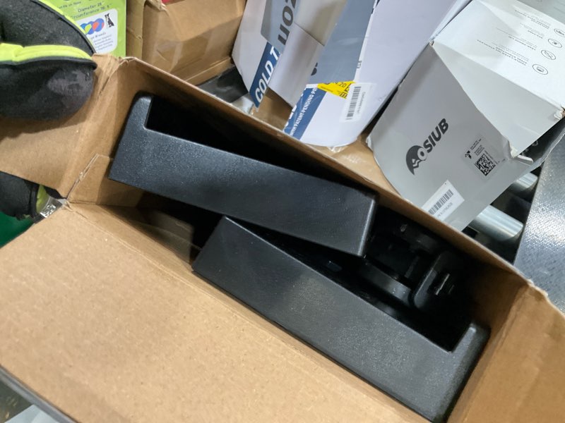 Condition photo showing As Is for Adjustable Mobile CPU Stand, Ventilated Computer Tower Stand with 4 Caster Wheels Fits Most PC Tower, Under Desk CPU Holder PC Floor Cart Computer Riser for Students and Gamers (Black) Regular Black