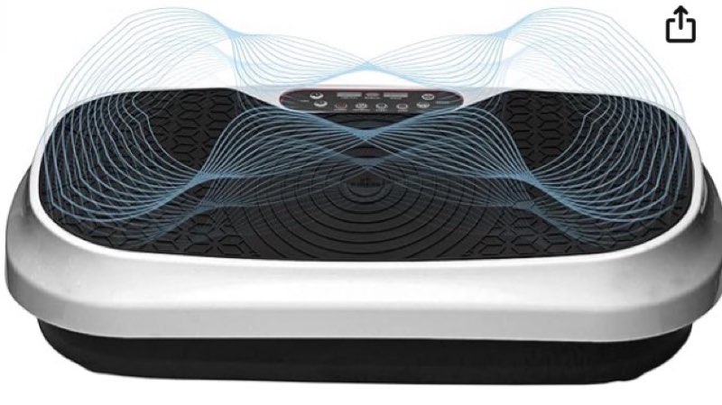 Vibration Plate Exercise Machine for Lymphatic Drainage, Vibration Machine for Full-Body Weight Loss