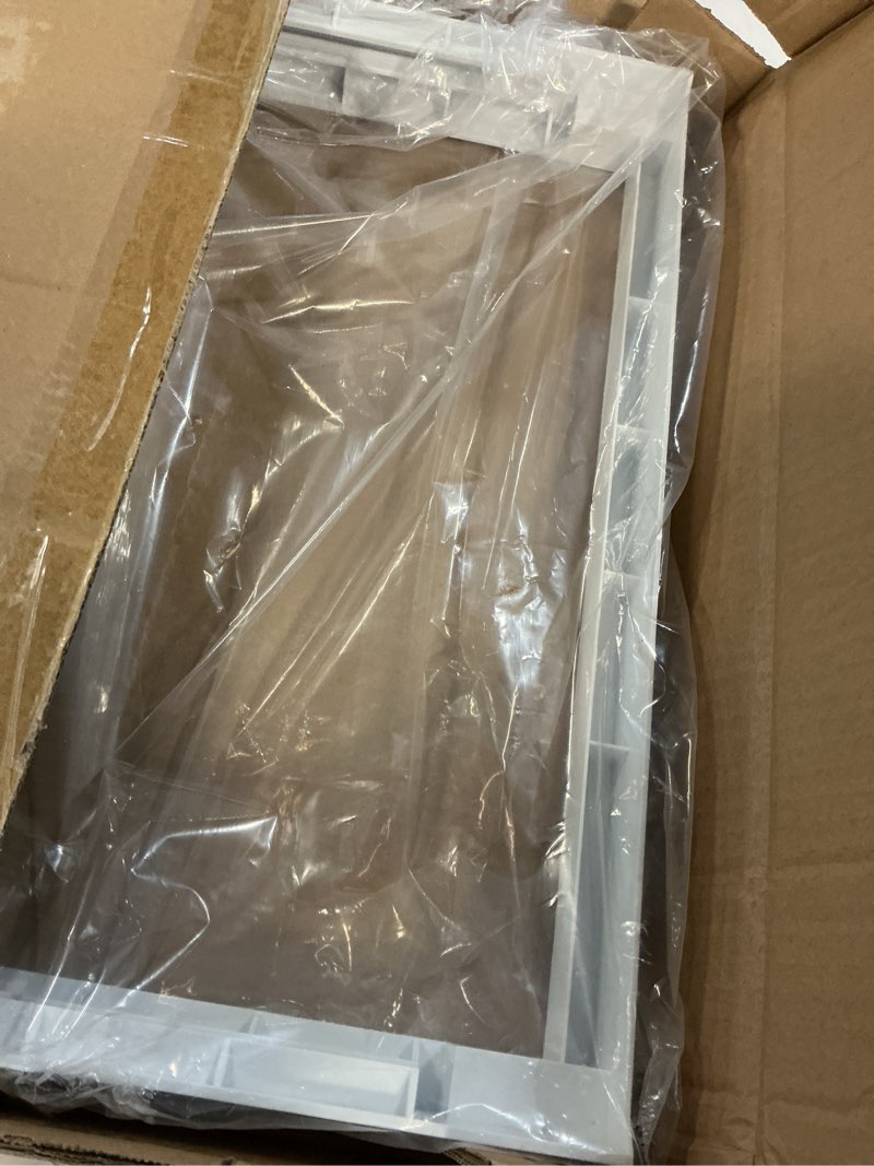 Condition photo showing Good Condition for W10508993 Crisper Cover Frame (no glass) Compatible with whirlpool, kenmore, maytag, amana, kitchenAid refrigerator etc. Shelf Frame W10275293 Replace 2206096, 2209698, 2217123, AP5644252, PS4082908