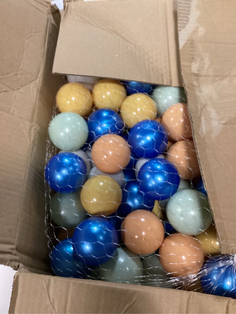 Condition photo showing Good Condition for clear ball pit balls - crush proof plastic toy balls for boys and girls 170 pack orange,teal
