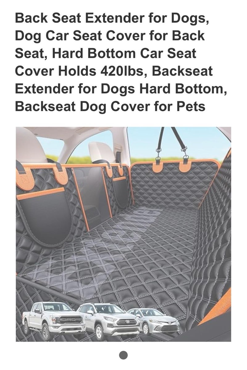 pet car seat extender/cover new 