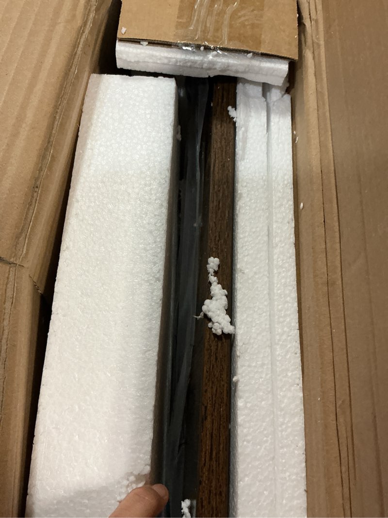 Condition photo showing Good Condition for hoobro kitchen island with storage, rolling island cart for kitchen with 2 drawers & outlet, 3 tier coffee station and microwave stand, kitchen island table for home, rustic brown bf08uzd01