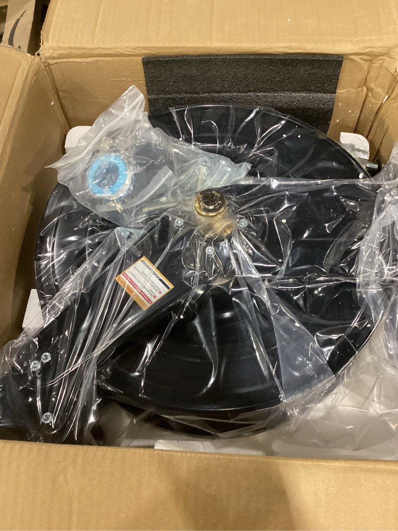 Condition photo showing New/Like New for fixfans high pressure washer hose reel for water/air/oil, 3/8" x 50 ft steel dual arm auto-retractable power wash hose reel, heavy duty hose reel 4000 psi 50 ft x 3/8"
