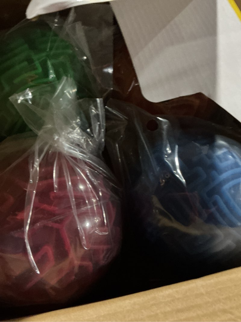 Condition photo showing Good Condition for Gamieac 3D Maze Ball Puzzle Games for Kids, Set of 4, Includes 4 Brain Teaser Puzzles in Varying Difficulty Levels, Stress Relieving Travel and Brain Games for Kids and Adults
