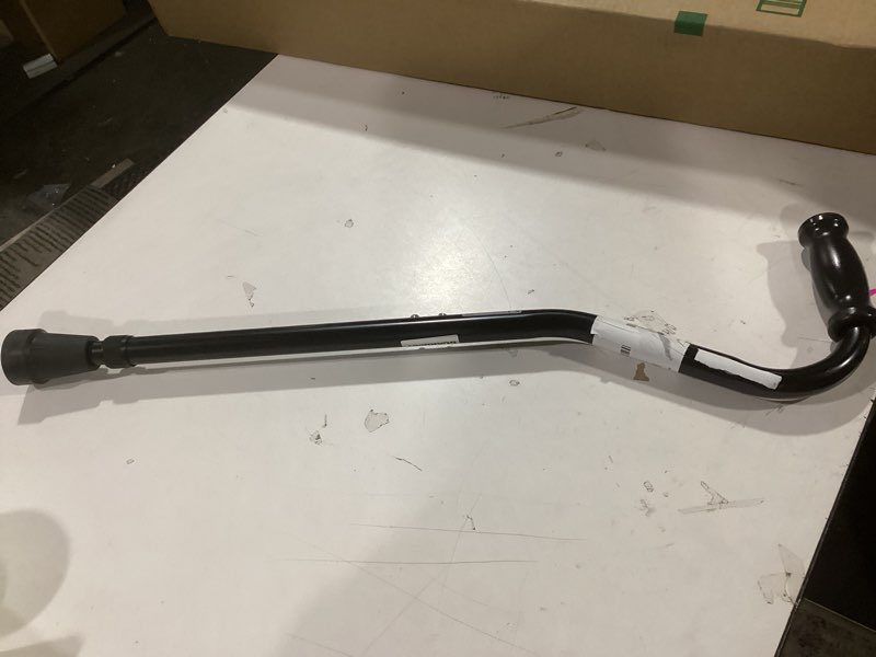 Condition photo showing Good Condition for Medline Bariatric Offset Walking Cane for Seniors & Adults, Adjustable Height 29"-38", Ideal for Balance Support, Injury & Post-Surgery Mobility Aid, Black