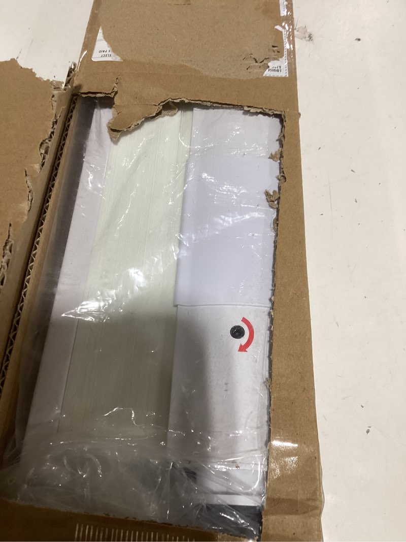 Condition photo showing New/Like New for No Drill Cellular Shades for Indoor Windows, Thermal Insulating & Noise Reducing Honeycomb Blinds, Cordless Free Stop Blinds Light Filtering, White, 45" W x 64" H 45"W x 64"H White(light Filtering)