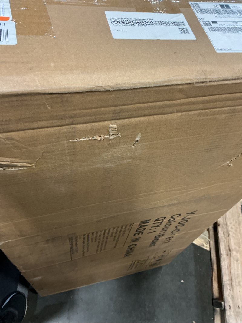 Condition photo showing Good Condition for Round Dining Table Set for 4, Kitchen Table and Chairs for 4, Circle Table Round Pedestal Dining Room Dinner Dinette Table Set,5 Piece Space Saving Wood Kitchen & Dining Room Tables (Vintage, 42In) Vintage 42In