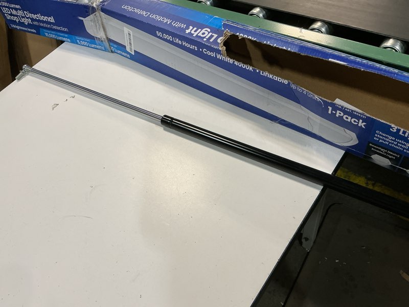 Condition photo showing As Is for ARANA Gas Struts 36 inch 200Lb Gas Springs Shocks with Mounting Brackets, 36" Hydraulic Lift Support for Heavy Duty Lid RV Bed Camper Bed Trap Door Bench Lid (Fit 160-220lbs Lid), 2Pcs