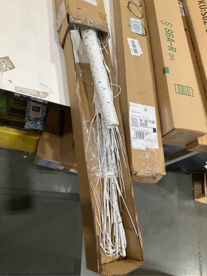 Condition photo showing Good Condition for lighted birch tree, 6ft 96led birch tree lights,artificial twig tree light 9modes timer for indoor outdoor christmas halloween easter tree home party wedding decor,warm & cool white