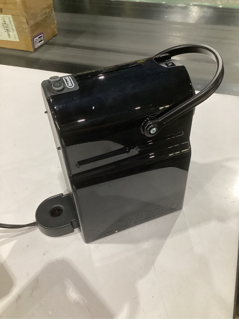 Condition photo showing As Is for (not tested, incomplete parts)nespresso inissia espresso machine by de'longhi with milk frother, 24 ounces, black