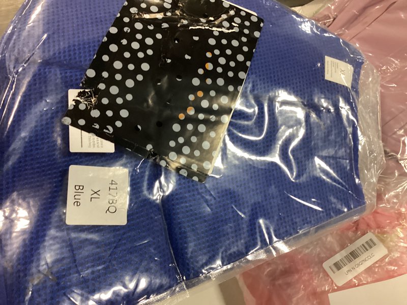 Condition photo showing New/Like New for dog cone for large dogs after surgery, soft dog cone collar for dogs to stop licking, adjustable comfy e-collar alternative lightweight post-surgery recovery elizabethan collar for pet xl(neck girth:16.54"-21.65") blue