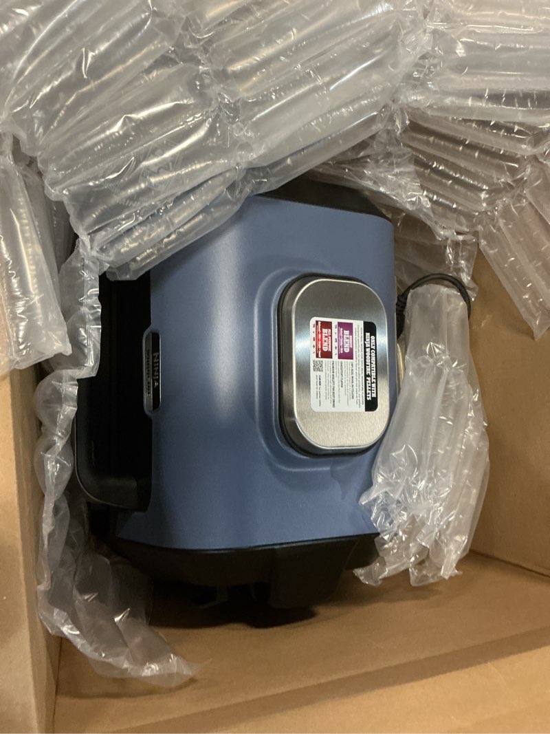 Condition photo showing Good Condition for ninja og951 woodfire pro connect premium xl outdoor grill & smoker, bluetooth, app enabled, 7-in-1 master grill, bbq smoker, outdoor air fryer, woodfire technology, 2 built-in thermometers, black/blue black & blue