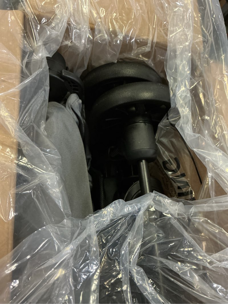 Condition photo showing Good Condition for BabbleRoo Hoplite Compact Stroller – Lightweight Travel Stroller for Airplane (12.3 lbs), Newborn to 55 lbs, Easy Fold, PU Wheels, Alloy Frame, Near-Flat Recline, Raincover, Cup Holder, Baby Stroller Charcoal Grey