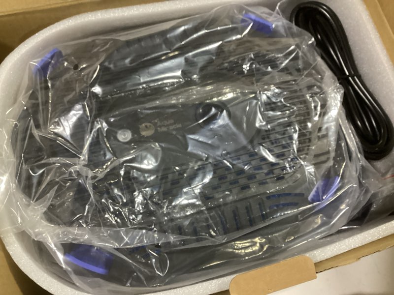Condition photo showing Good Condition for aquamiracle all-in-one koi pond filters for outdoor ponds 350-500 gal, pond fountain pump with 3 spray patterns, fountain kit with 550gph water pump for garden, water feature, bird baths 550gph (for ponds 350-500gal)