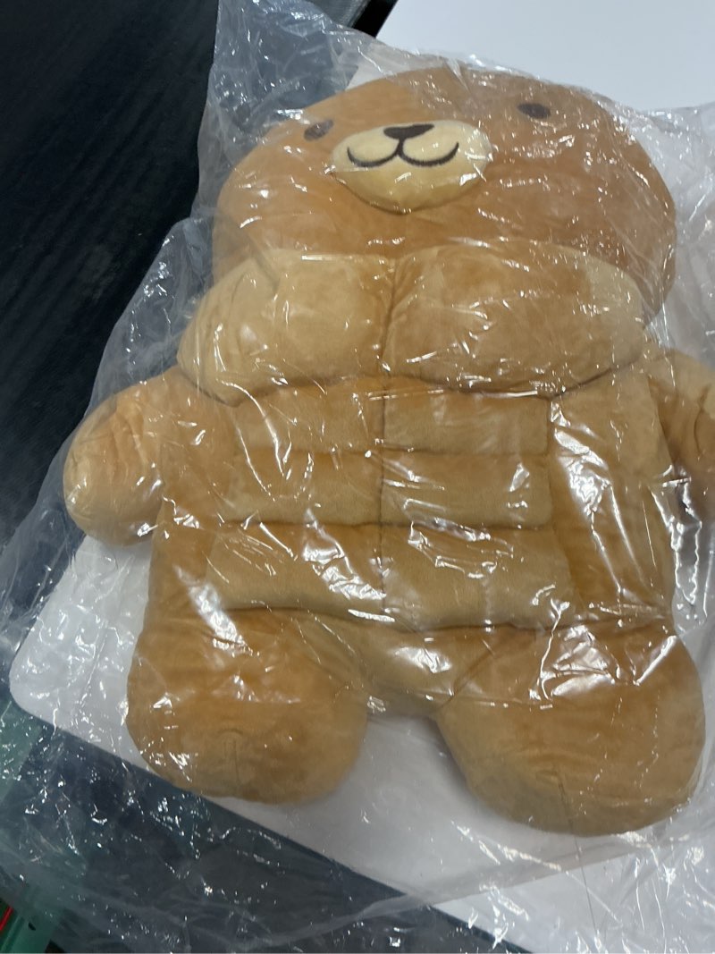 Condition photo showing Good Condition for exigent kawaii muscle abs teddy bear buff 30cm plush cuddly stuffed animal toy figure (bear_30cm)