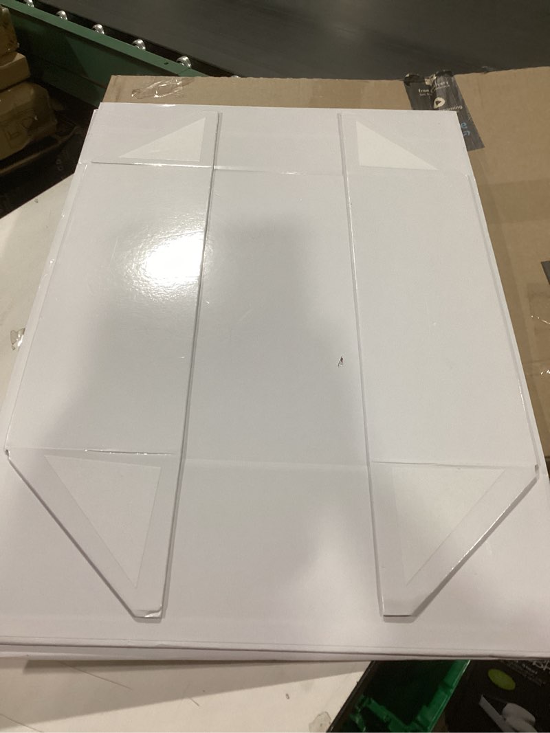 Condition photo showing Good Condition for Extra Large White Gift Box - 19x16x6 Inches, Huge Collapsible Rectangle Box with Lid Magnetic Closure for Groomsman Proposal, Wedding Dress White 1 Count (Pack of 1)