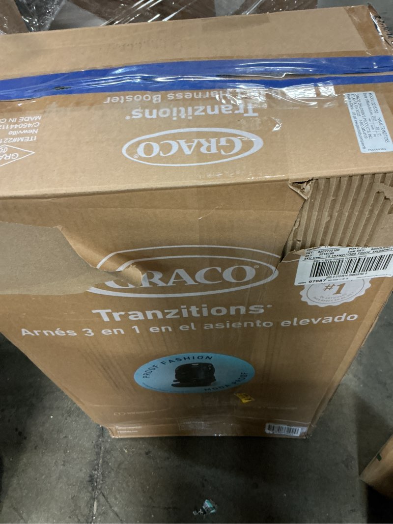 Condition photo showing Good Condition for Graco Tranzitions 3-in-1 Harness Booster Car Seat, Forward Facing Car Seat, Highback, to Backless Booster, Proof Proof 2.0