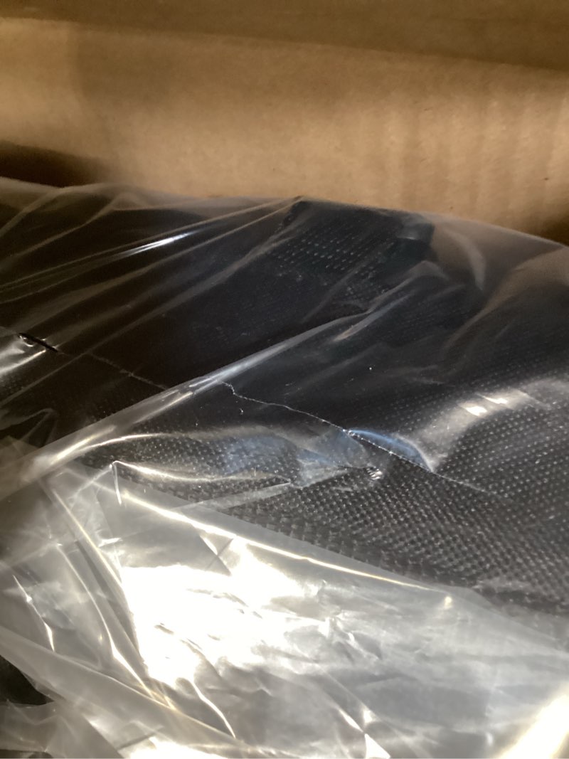 Condition photo showing New/Like New for let's camp folding stadium seat bleacher chair with cup holder, mesh bag and hide hooks, portable stadium chair with back and cushion black grey - 2 pcs
