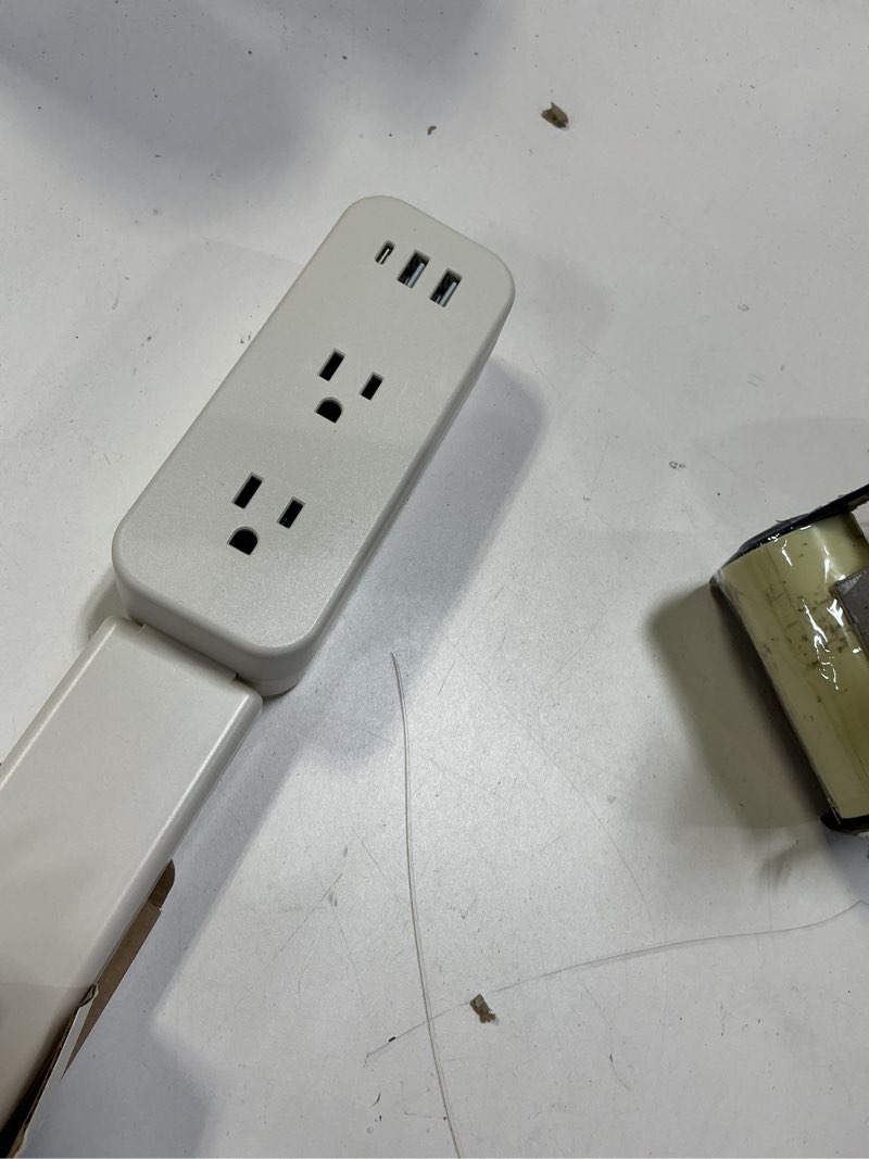 Condition photo showing Good Condition for Electrical Outlet Extender Stick - Features USB-A, USB-C and 2 AC Outlets, Extends 22"-34", Rotates 180° Access Hard-to-Reach Outlets, Wall Plug Power Socket Expander Nightstands, Sofa, Desks and More 2AC, 1 Pack