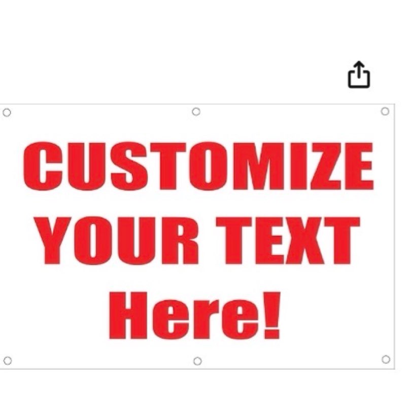 4 less co 2x5 ft blank vinyl banner white sign