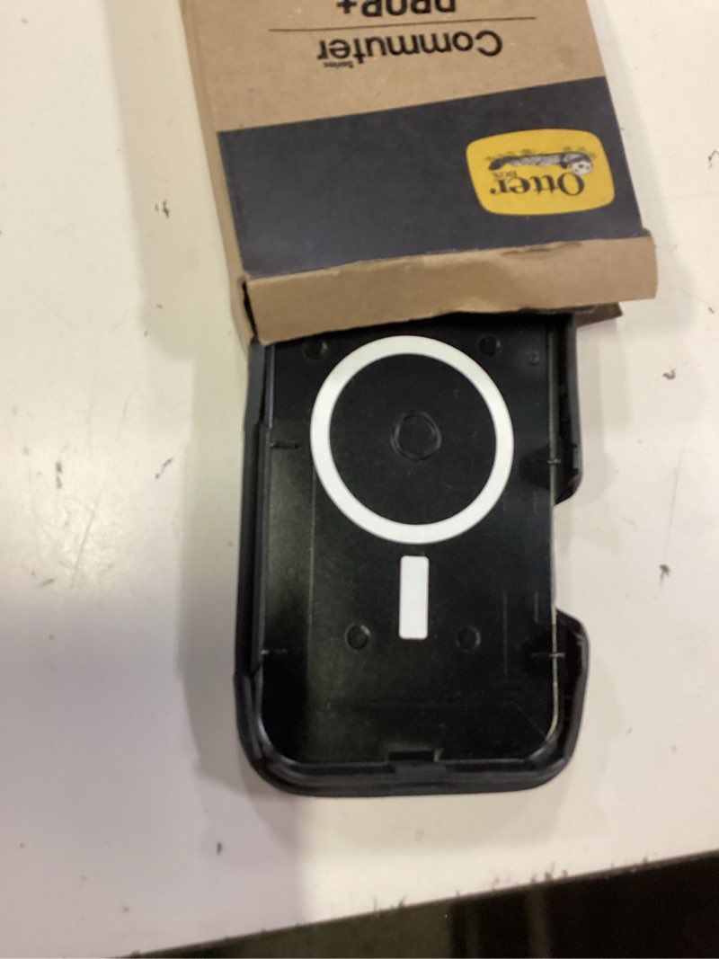 Condition photo showing As Is for otterbox iphone 16 pro max commuter series case - black, thin & protective iphone case, dual-layer, impact absorbing iphone case iphone 16 pro max black