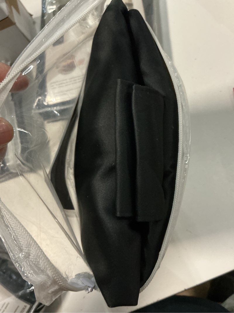 Condition photo showing Good Condition for black blackout pinch pleat curtain 52''w x 84''l solid thermal insulated pleated curtain with hooks tieback for living room traverse rod and track, 1 panel black 52"w x 84"l (pack of 1)