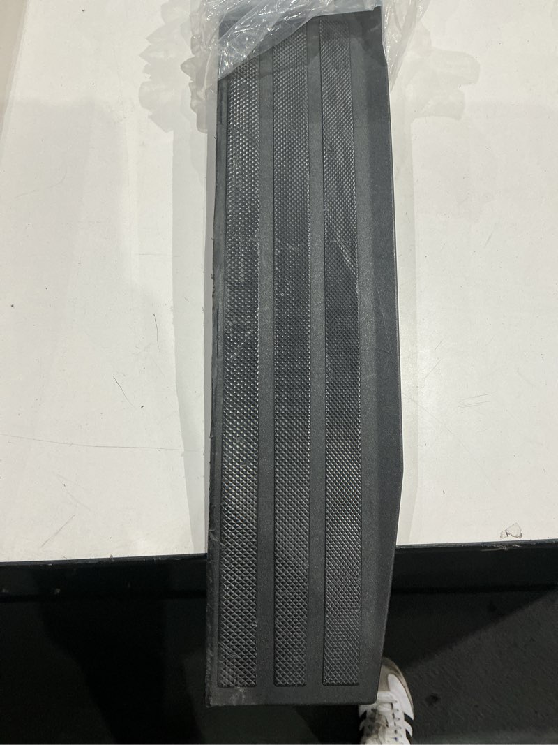 Condition photo showing As Is for tailgate flex step pad molding trim compatible with ford f150 2021 2022 2023 replacement ml3z-9940602-a black