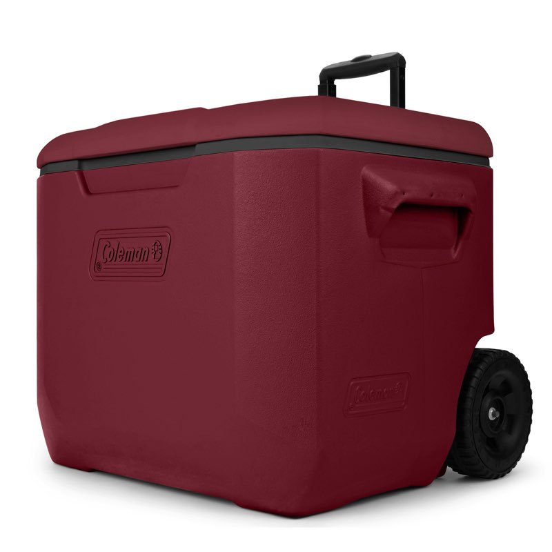 Coleman Chiller™ 60-Quart Cooler With Wheels Cranberry