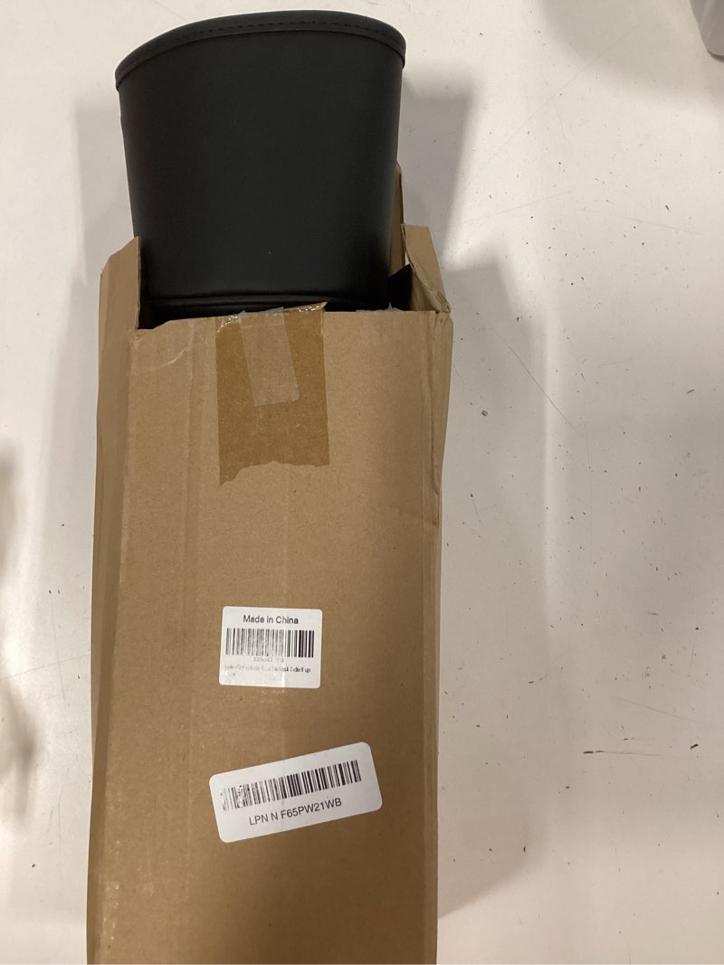 Condition photo showing New/Like New for leather car cup holder organizer (2-pack) | anti-sag clip on drink cupholder for back seat, car side door, headrest | premium extra automotive cup holders for water bottles, tumblers & coffee mugs