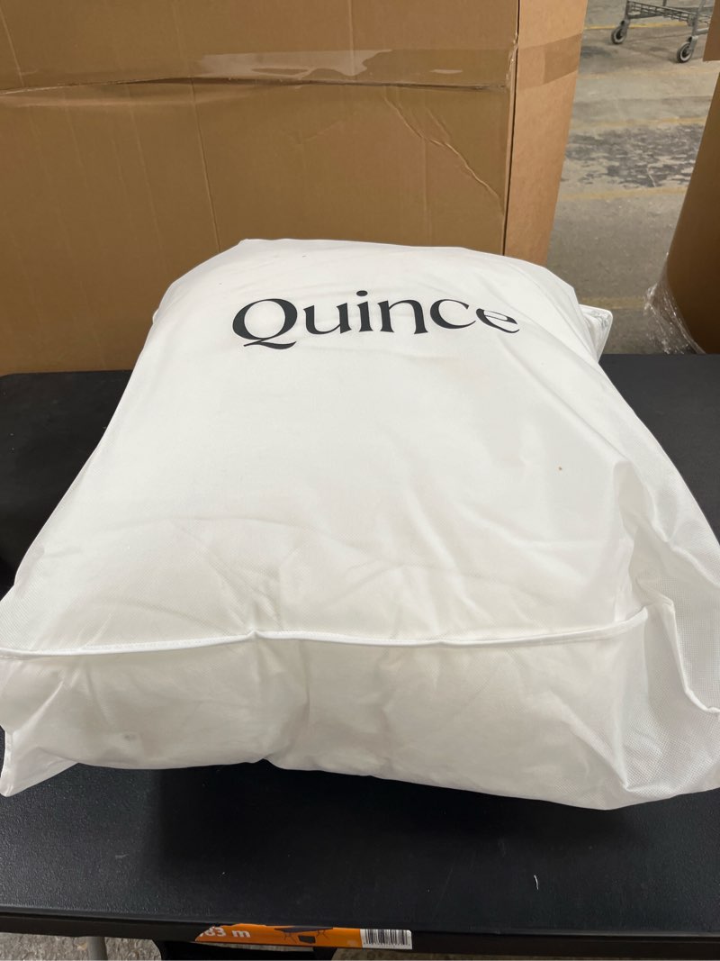 Condition photo showing New/Like New for all-season premium down alternative comforter, king/cal king, white
