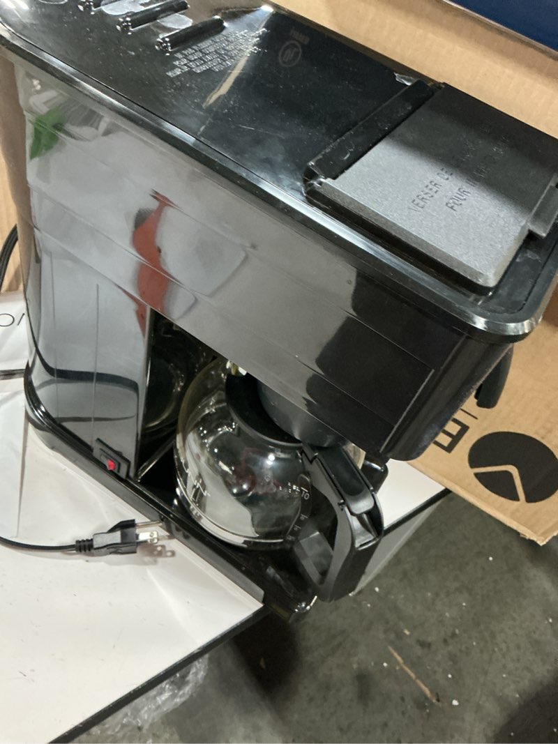 Condition photo showing As Is for BUNN GRB Velocity Brew 10-Cup Home Coffee Brewer, Black Casual Coffee Brewer