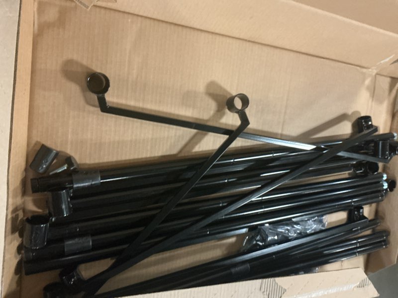 Condition photo showing As Is for PROJECT SOURCE™  5-Tier Storage Tote Rack