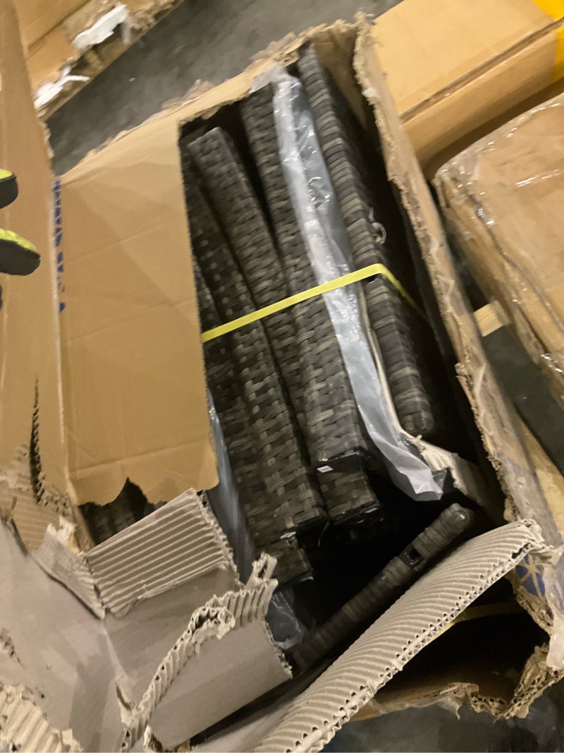 Condition photo showing As Is for Wicker furniture