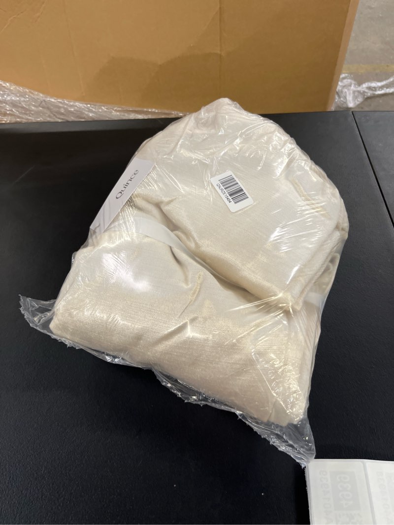 Condition photo showing Good Condition for luster velvet room darkening curtain, 48x108, champagne