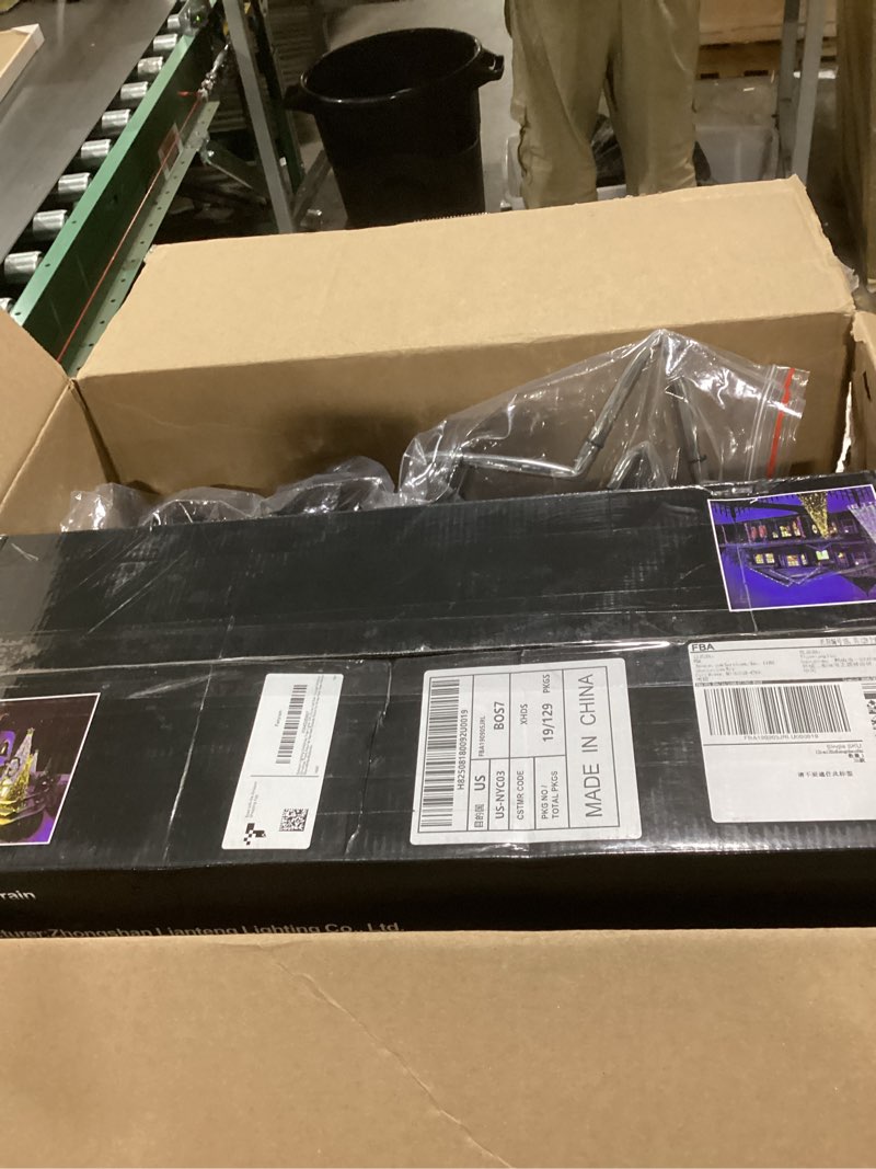 Condition photo showing New/Like New for Outdoor Lighting Christmas Tree Lights 12Ft Cone Tall Star Topped Artificial Christmas Trees Arbol de Navidad Outside Decor for Xmas New Year Holiday WarmWhite/Red