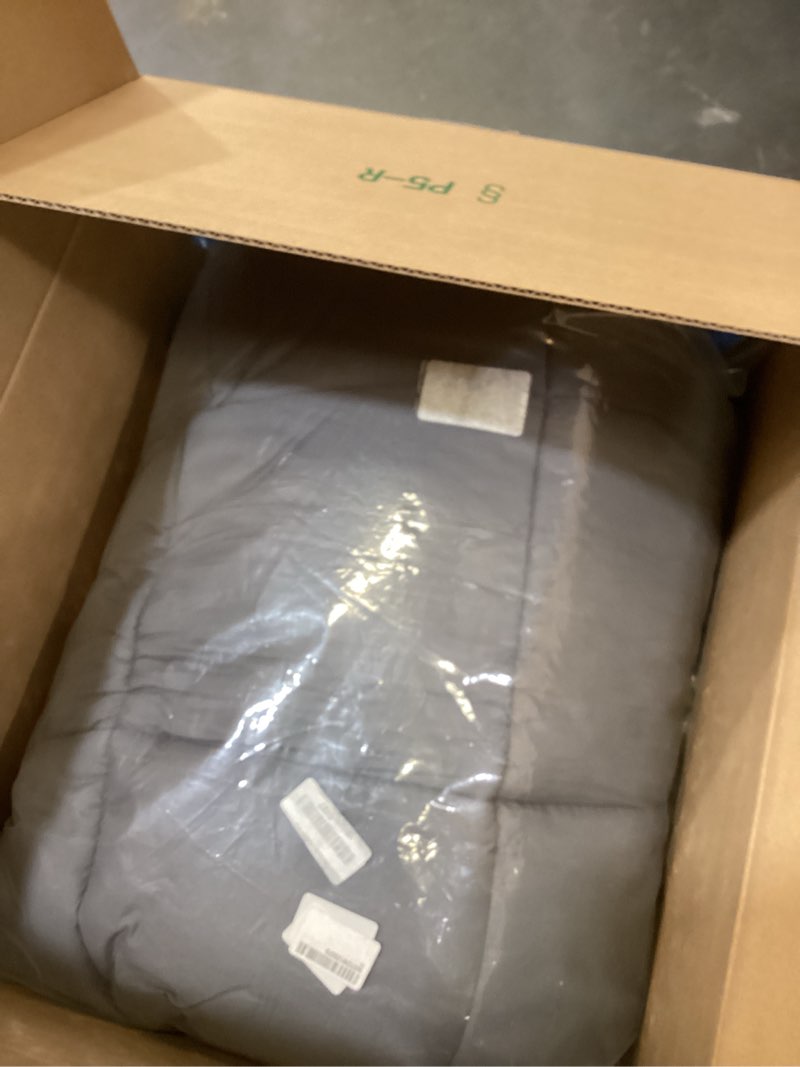 Condition photo showing Good Condition for sleep zone mattress topper king size, extra thick fitted mattress pad for back pain, plush and support mattress cover, deep pockets mattress protector, hotel quality (grey, king) grey king
