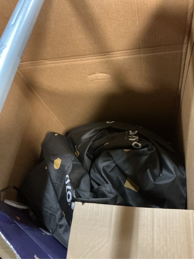 Condition photo showing As Is for MAXYOYO Japanese Floor Futon Mattress, Roll Up Floor Mattress for Adults Foldable Tatami Mat Sleeping Pad Dormitory Bed Lounger, Purple, Twin Size Purple Twin