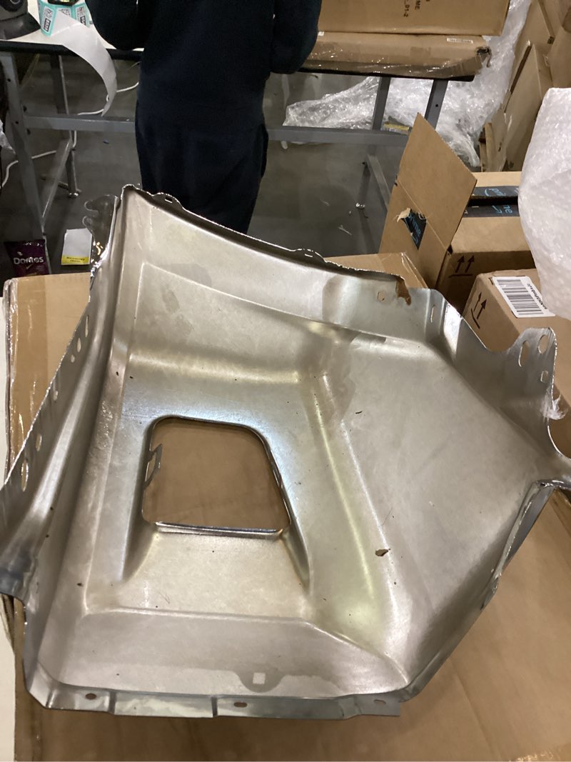 Condition photo showing As Is for WFLNHB Chrome Steel Front Passenger Side Bumper End Cap without Park Assist Hole Replacement for Tundra 2014-2021 521120C040 TO1005184