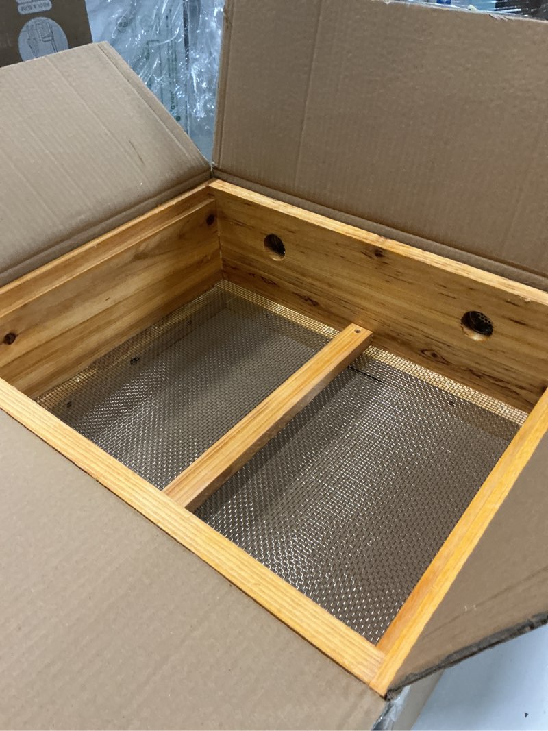 Condition photo showing Good Condition for BeeCastle Bee Hive Quilt Box for Bees, Assembled Winter Quilt Box – Beekeeping Insulation & Ventilation Box, Fits 8 Frame Langstroth Beehives, Overwintering Beekeeping Supplies