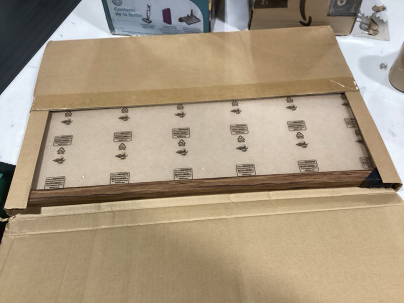 Condition photo showing Good Condition for Similar product Califortree 5x7 Picture Frame - Can Display Photo 4x6 with Mat, Wood Frame with Shatterproof Plexiglass, Horizontal and Vertical Display for Wall and Tabletop, Rustic Brown