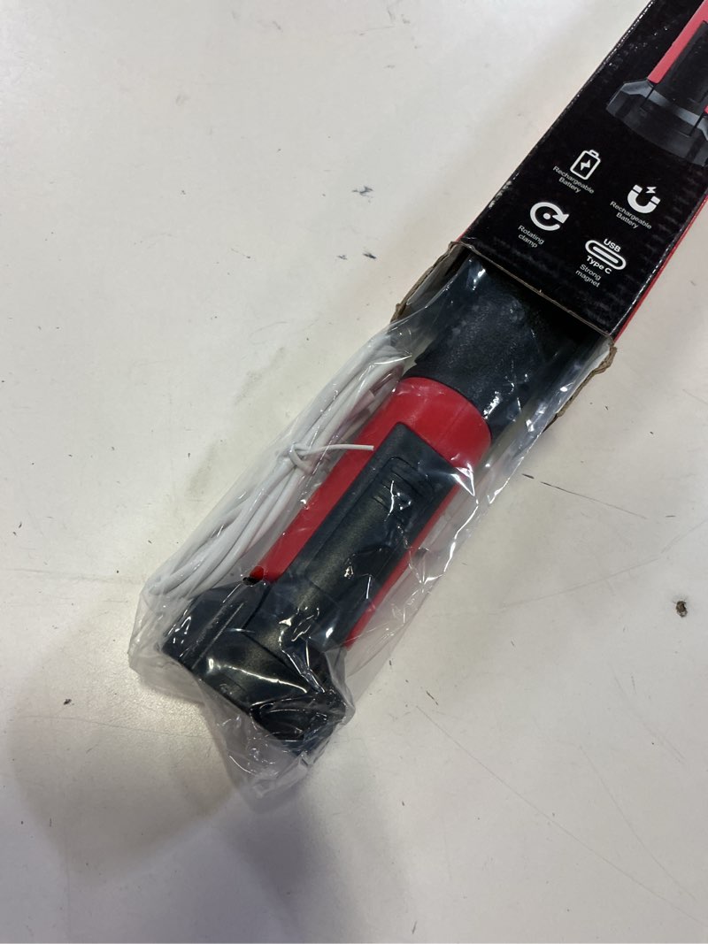 Condition photo showing Good Condition for 2026 magnetic rechargeable led work light bar, 3000lm rechargeable led work light bar, under hood mechanic light for car repair, portable cordless trouble light with magnet & hanging hook