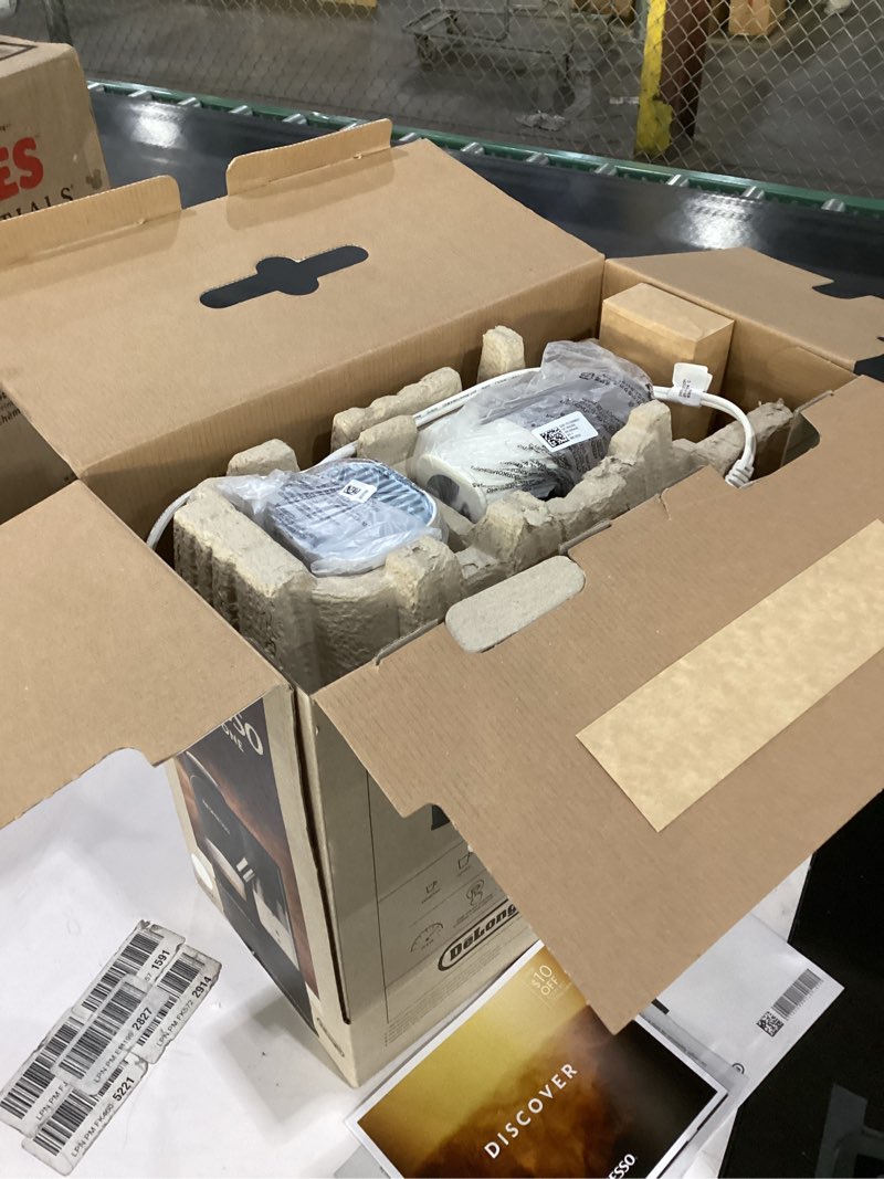 Condition photo showing New/Like New for Nespresso Lattissima One Original Espresso Machine with Milk Frother by De'Longhi, Silky White Machine with Latte Crema Silky White