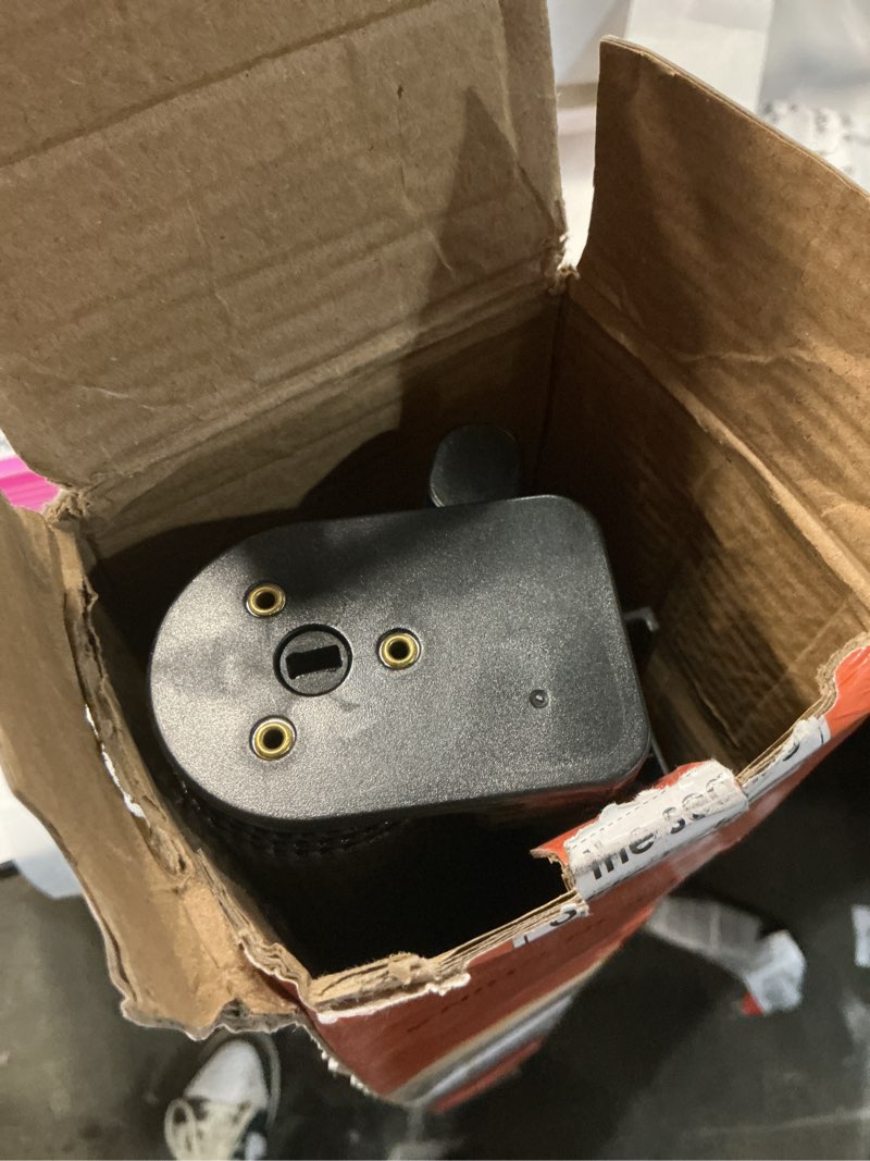 Condition photo showing As Is for Reinforced 42" Extra Tall Pet Gate 55" Wide Retractable Baby Gate with Support Rods - Retractable Dog Gate Indoor/Outdoor Retractable Gate, Bottom Anti-Escape Tall Dog Gates for Doorways, Black Black (42" Tall x 55" Wide)