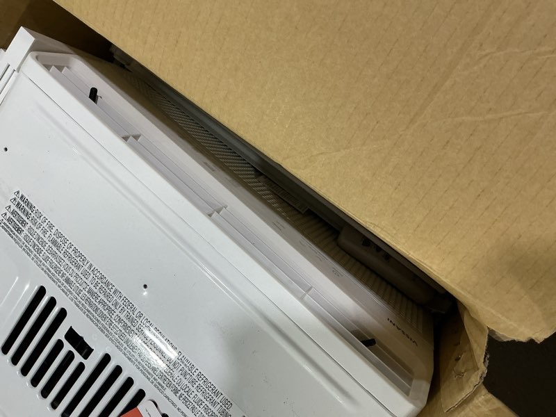 Condition photo showing Good Condition for 6,000 btu 115-volt window air conditioner cools 250 sq. ft. with remote, dehumidifier, and wi-fi enabled