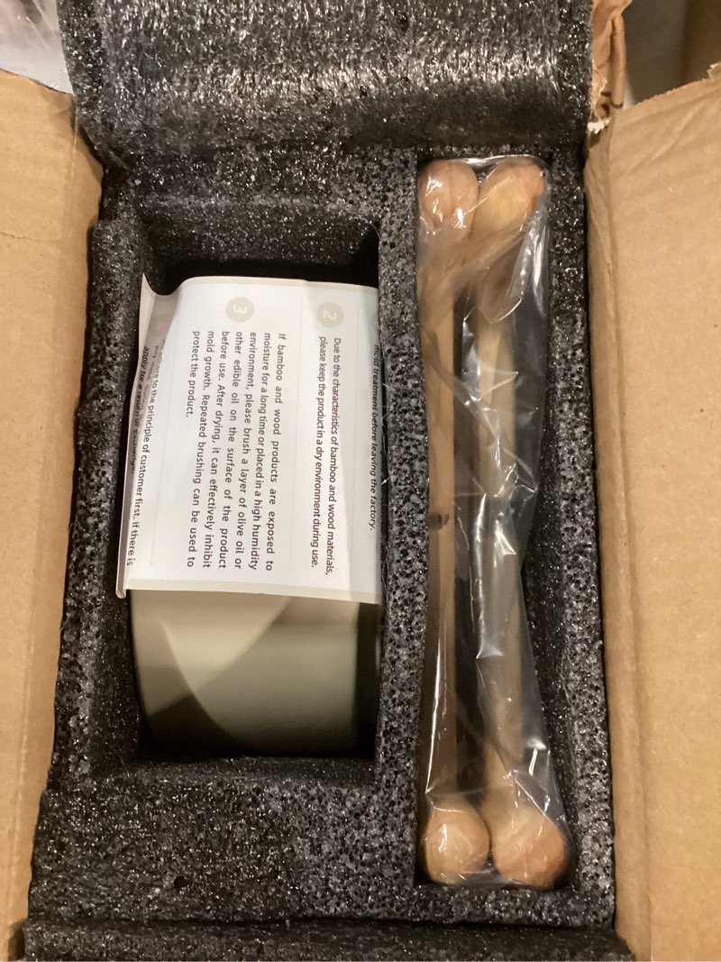 Condition photo showing New/Like New for Ceramic 6.1inch Raised Dog Bowl with Stand for Small and Medium Dog Dish Pet Food and Water Bowl (Single Bowl with Stand - Beige) Single Bowl with Stand - Beige 6"D