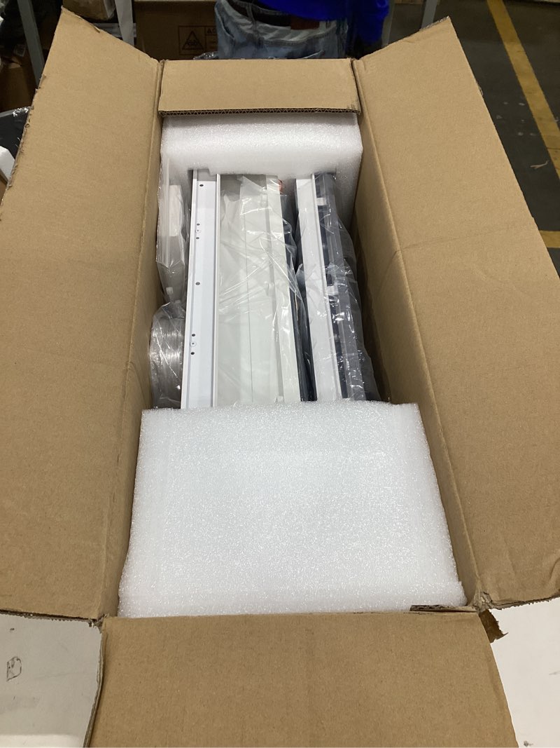 Condition photo showing As Is for Bathroom Fan with Light and 1900W Heater, 180 CFM Ventilation, Remote Control,Quiet Exhaust, 4-in-1 Design for Heating, Lighting, Ventilation & Air Circulation for Comfort in Any Season 1900W white