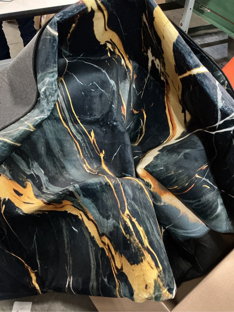 Condition photo showing Good Condition for black marble rugs for bedroom, abstract black and gold marble area rug non slip washable carpet modern floor mat doormat for living room dining room dorm kitchen classroom 6ft*9ft