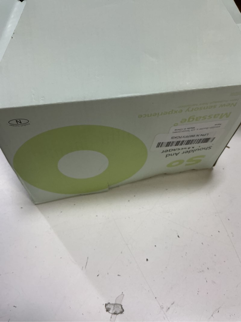 Condition photo showing Good Condition for shoulder and neck massager, bionic heated massager, neck massager with fingers, 4d kneading massage, simulates a real palm massage for comfort, relax muscle tension (green)